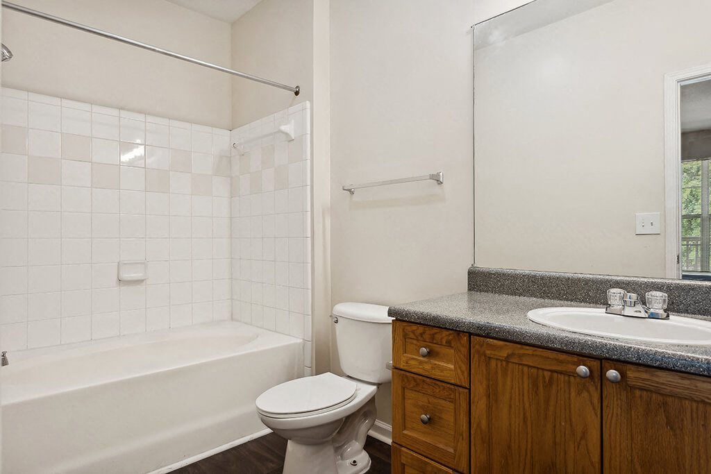 Bathroom at Lakeside Vista Apartments in Kennesaw GA